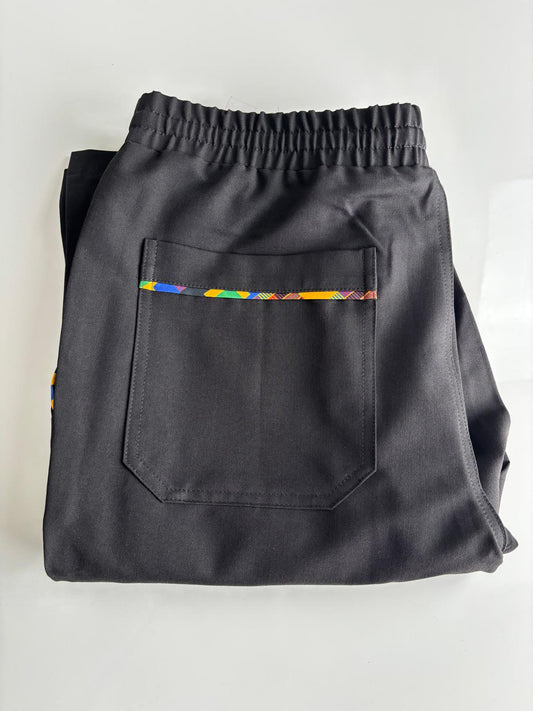 Ohemaa Women Scrub Pants - Black