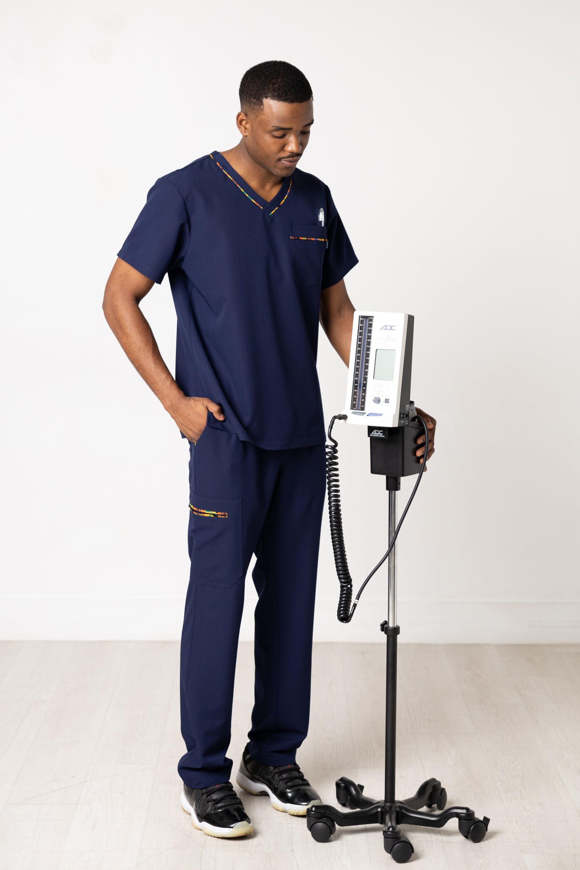 men scrubs pants full body