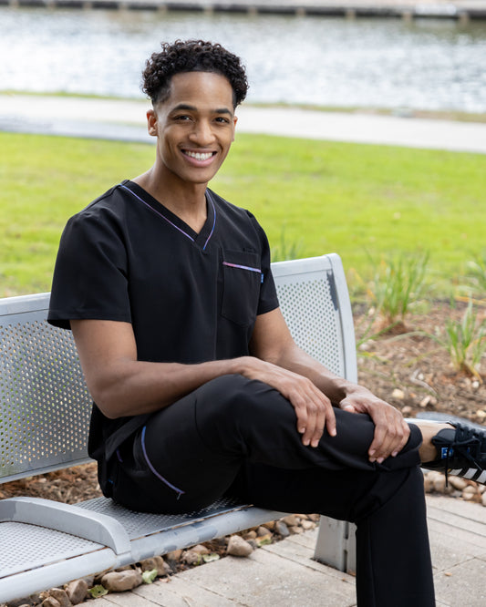 Aurora Men's Scrub Top ✨